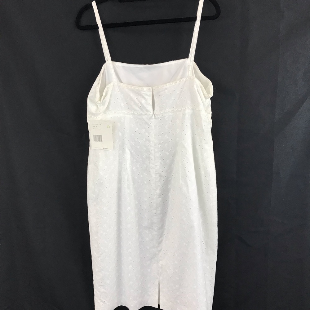 Liz Claiborne I Vintage 90s Slip Dress I White - Picture 6 of 8
